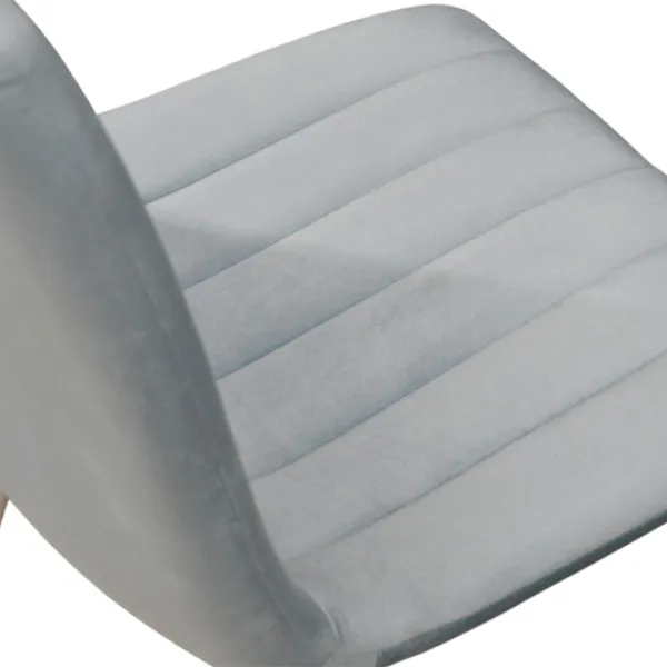 Scaun de bucătărie DecoPrim DC-90P Catifea/ Light Blue Black photo 6 Scaun de bucătărie DecoPrim DC-90P Catifea/ Light Blue Black photo 6