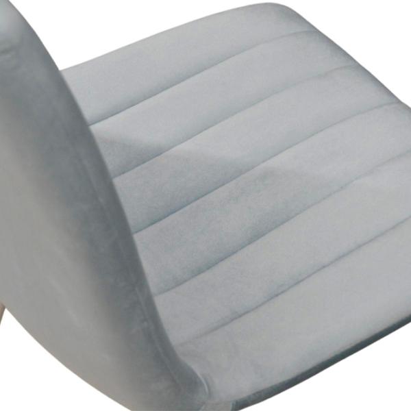 Scaun de bucătărie DecoPrim DC-90P Catifea/ Light Blue Black photo 6 Scaun de bucătărie DecoPrim DC-90P Catifea/ Light Blue Black photo 6