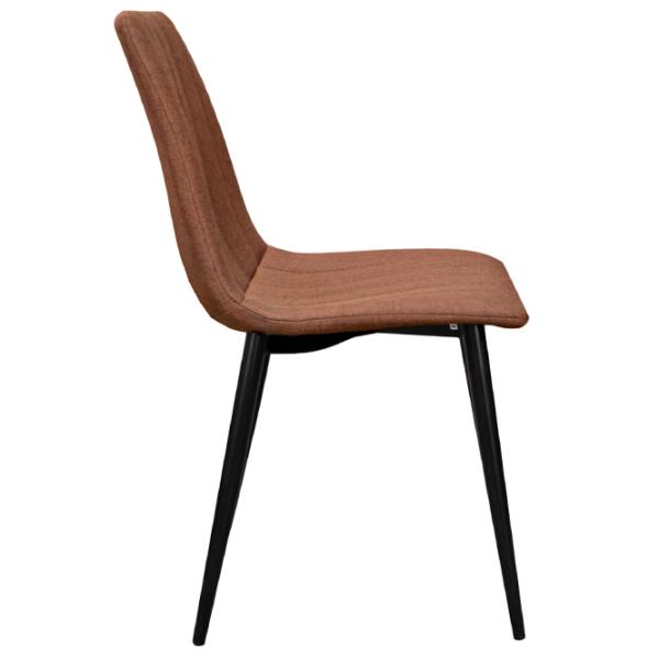 Scaun de bucătărie DecoPrim DC-90P Catifea/ Brown Black photo 3