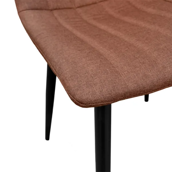 Scaun de bucătărie DecoPrim DC-90P Catifea/ Brown Black photo 5