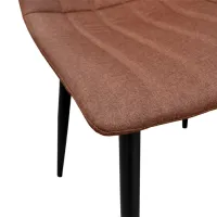 Scaun de bucătărie DecoPrim DC-90P Catifea/ Brown Black photo 5