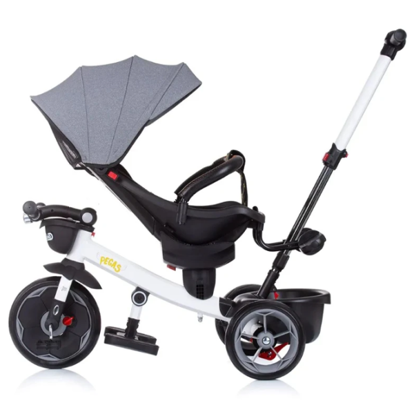 Трицикл Chipolino Pegas 25 кг/ Серый photo 5 Трицикл Chipolino Pegas 25 кг/ Серый photo 5