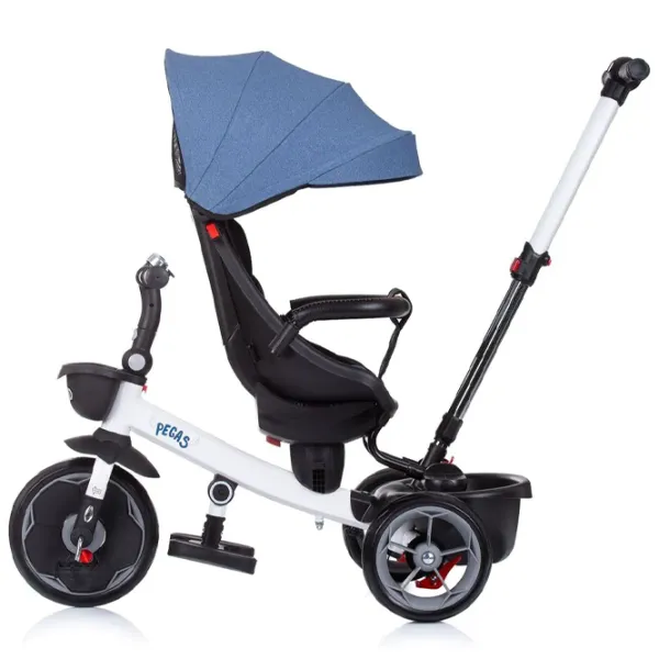 Triciclu Chipolino Pegas 25 kg/ Blue photo 4 Triciclu Chipolino Pegas 25 kg/ Blue photo 4