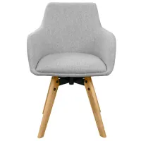 Scaun de bucătărie DecoPrim Y-884 Stofă/ Gray photo 2