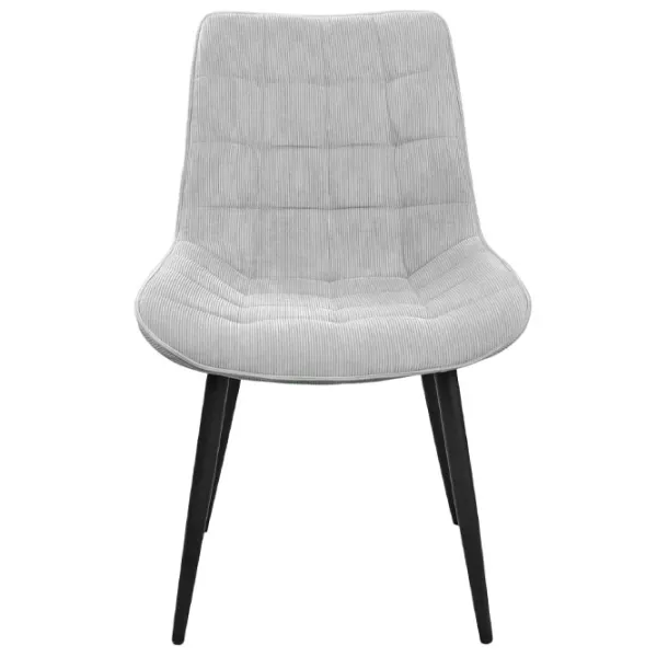 Scaun de bucătărie DecoPrim Hans Stofă/ Light Gray Black photo 2 Scaun de bucătărie DecoPrim Hans Stofă/ Light Gray Black photo 2