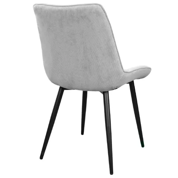 Scaun de bucătărie DecoPrim Hans Stofă/ Light Gray Black photo 4 Scaun de bucătărie DecoPrim Hans Stofă/ Light Gray Black photo 4