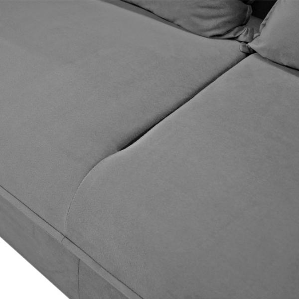 Canapea DecoPrim Barcelona (0004808) Catifea/ Gray photo 4 Canapea DecoPrim Barcelona (0004808) Catifea/ Gray photo 4