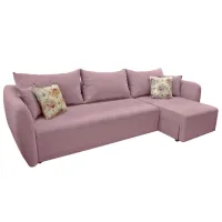 Canapea DecoPrim Milan (0004810) Catifea/ Pink photo 2