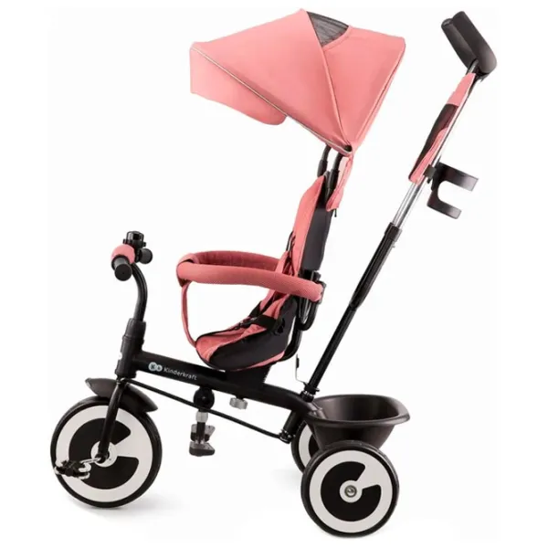 Трицикл KinderKraft Aston Розовый photo 3 Трицикл KinderKraft Aston Розовый photo 3