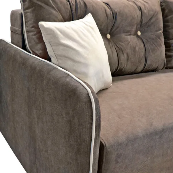 Canapea DecoPrim Smart (0005743) Catifea/ Brown photo 3 Canapea DecoPrim Smart (0005743) Catifea/ Brown photo 3