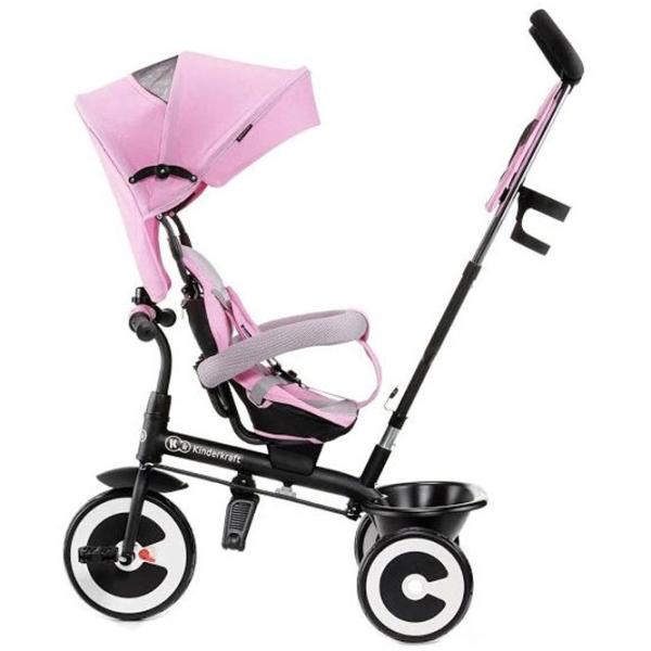 Трицикл KinderKraft Aston Розовый photo 4 Трицикл KinderKraft Aston Розовый photo 4