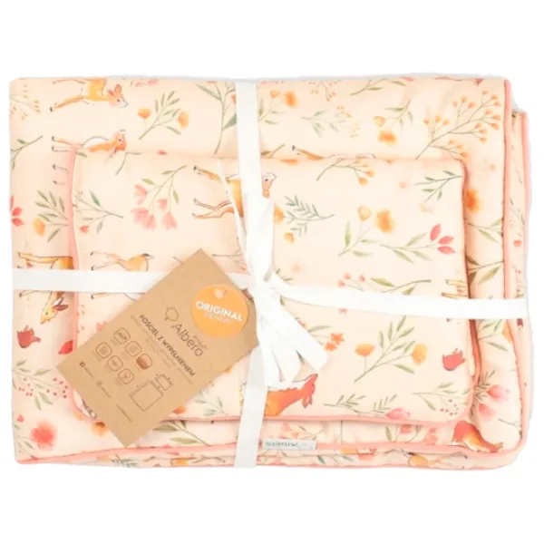 Lenjerie de pat pentru copii Albero Mio Flower Glade C4 (5904165680938 ) Bumbac/ Beige Forest photo 2 Lenjerie de pat pentru copii Albero Mio Flower Glade C4 (5904165680938 ) Bumbac/ Beige Forest photo 2