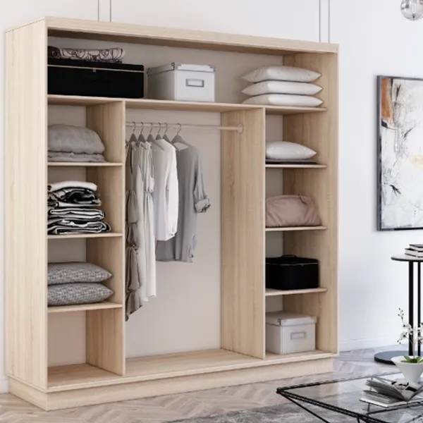 Шкаф cupe Mobildor-Lux Fox 2100 3025 210 x 60см x 220 / ЛДСП / Дуб Сонома photo 3 Шкаф cupe Mobildor-Lux Fox 2100 3025 210 x 60см x 220 / ЛДСП / Дуб Сонома photo 3