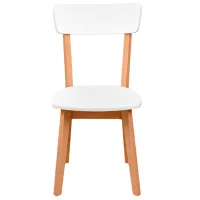 Scaun de bucătărie DecoPrim Tor Lemn/ White photo 2