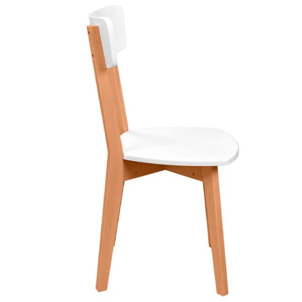 Scaun de bucătărie DecoPrim Tor Lemn/ White photo 3 Scaun de bucătărie DecoPrim Tor Lemn/ White photo 3