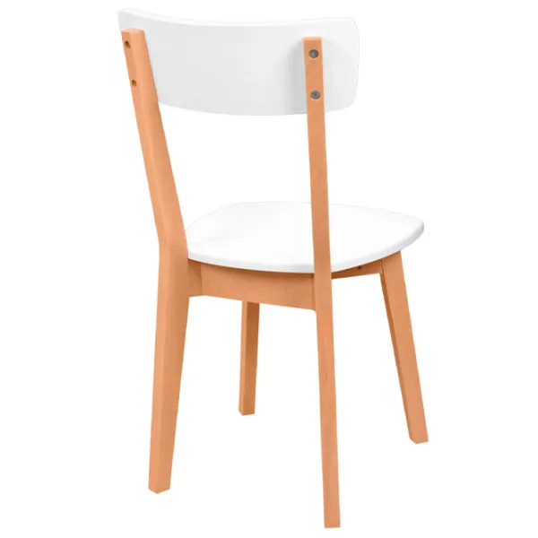 Scaun de bucătărie DecoPrim Tor Lemn/ White photo 4 Scaun de bucătărie DecoPrim Tor Lemn/ White photo 4