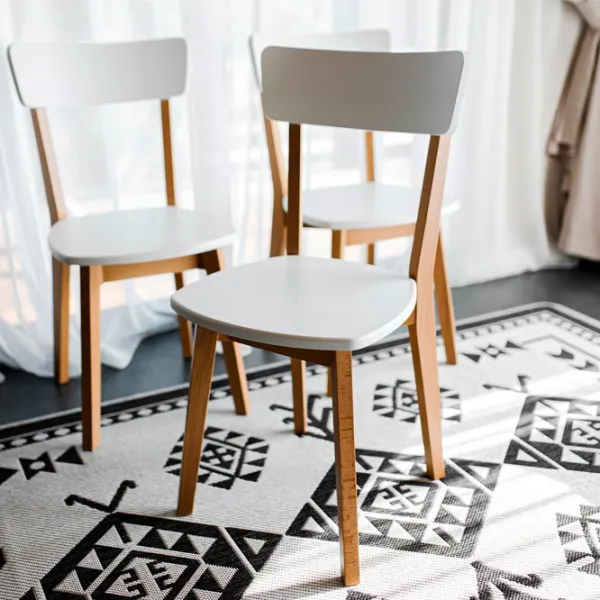 Scaun de bucătărie DecoPrim Tor Lemn/ White photo 6 Scaun de bucătărie DecoPrim Tor Lemn/ White photo 6