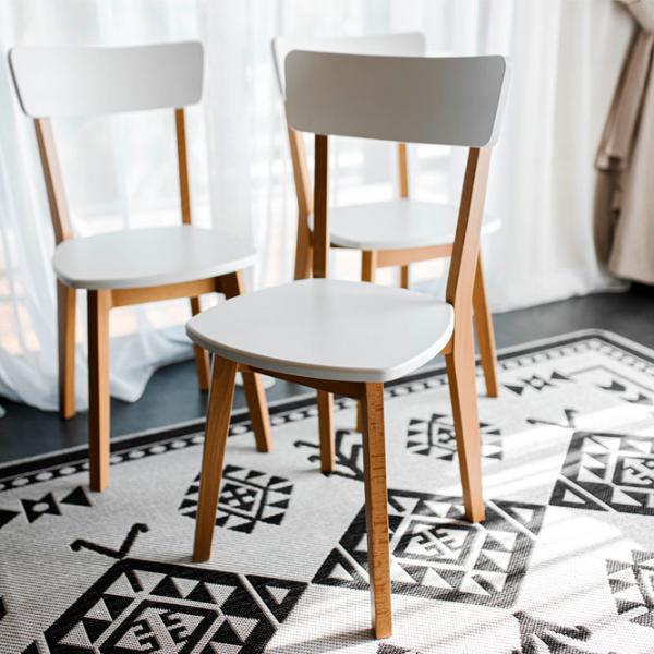 Scaun de bucătărie DecoPrim Tor Lemn/ White photo 6 Scaun de bucătărie DecoPrim Tor Lemn/ White photo 6