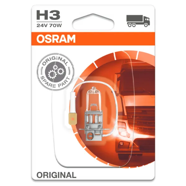 Lampă auto Osram 64156UVS Halogen/ H3/ PK22s/ 70 W/ 1750lm photo 2 Lampă auto Osram 64156UVS Halogen/ H3/ PK22s/ 70 W/ 1750lm photo 2