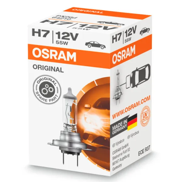 Автомобильная лампа Osram 64210 Галоген/ H7/ PX26d/ 55 Вт/ 1500лм photo 2 Автомобильная лампа Osram 64210 Галоген/ H7/ PX26d/ 55 Вт/ 1500лм photo 2