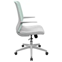 Офисное кресло DecoPrim M66 Ткань/ Зелёный Серый photo 3