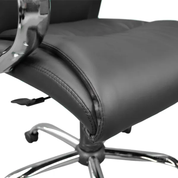 Офисное кресло DecoPrim 2162B-X ЭКО Кожа/ Черный photo 6