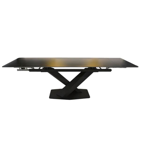 Masă de bucătărie extensibilă DecoPrim Lana LKT1029 Ceramică/ Black photo 4