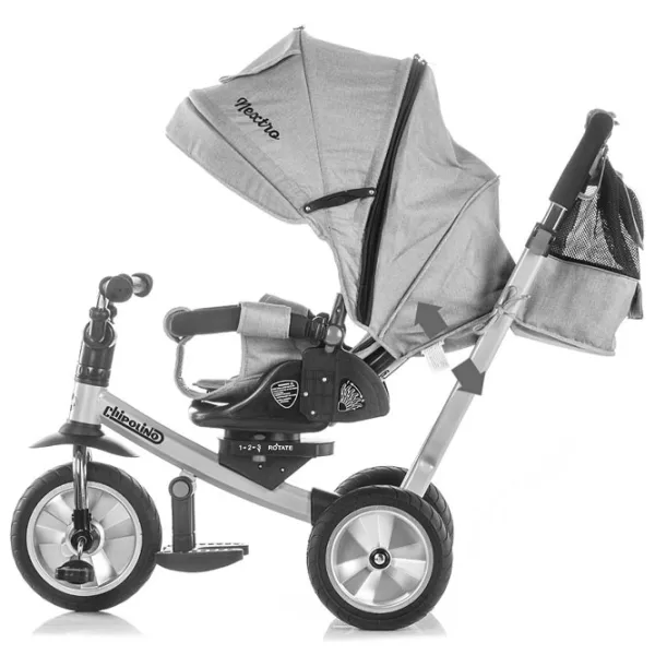Triciclu Chipolino Nextro 25 kg/ Beige photo 2