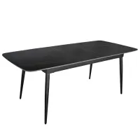 Masă de bucătărie extensibilă DecoPrim Vanessa Ceramică/ Black photo 2