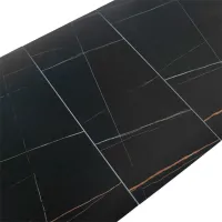 Masă de bucătărie extensibilă DecoPrim Vanessa Ceramică/ Black photo 3