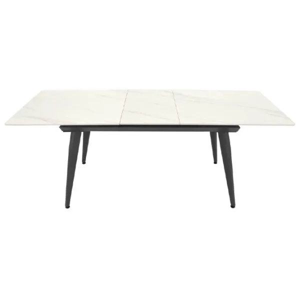 Masă de bucătărie extensibilă DecoPrim Vanessa Ceramică/ White photo 3