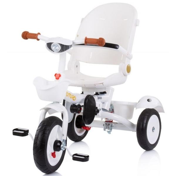 Трицикл Chipolino 360 Futuro 25 кг/ Белый photo 5 Трицикл Chipolino 360 Futuro 25 кг/ Белый photo 5