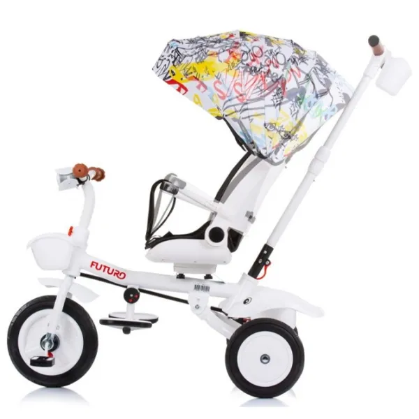 Трицикл Chipolino 360 Futuro 25 кг/ Белый photo 2 Трицикл Chipolino 360 Futuro 25 кг/ Белый photo 2