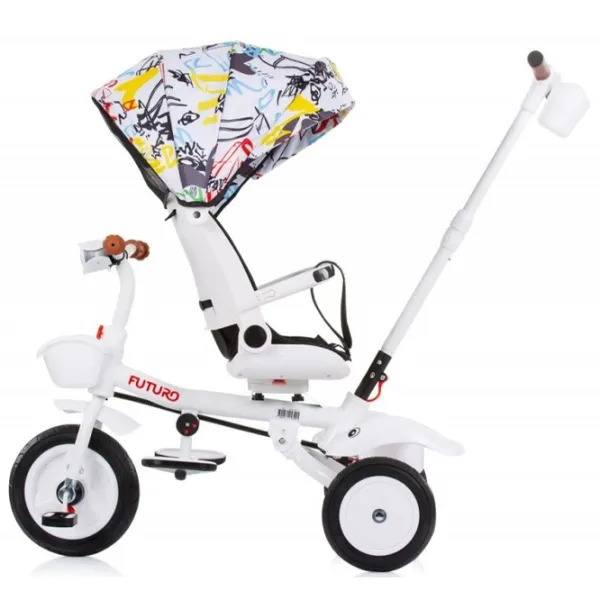 Трицикл Chipolino 360 Futuro 25 кг/ Белый photo 3 Трицикл Chipolino 360 Futuro 25 кг/ Белый photo 3
