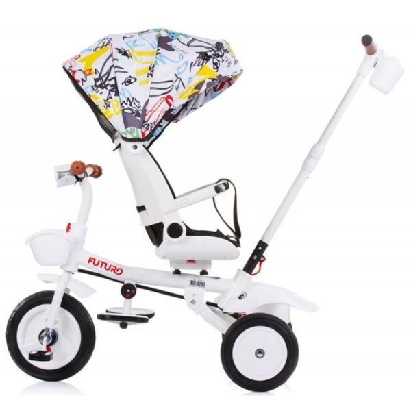 Трицикл Chipolino 360 Futuro 25 кг/ Белый photo 3 Трицикл Chipolino 360 Futuro 25 кг/ Белый photo 3
