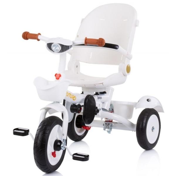 Трицикл Chipolino 360 Futuro 25 кг/ Белый photo 5 Трицикл Chipolino 360 Futuro 25 кг/ Белый photo 5