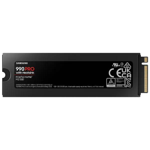 SSD Samsung 990 PRO w/ Heatsink 1 TB M.2 NVMe photo 2