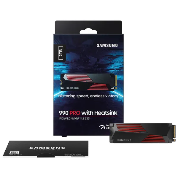 SSD Samsung 990 PRO w/ Heatsink 1 TB M.2 NVMe photo 3