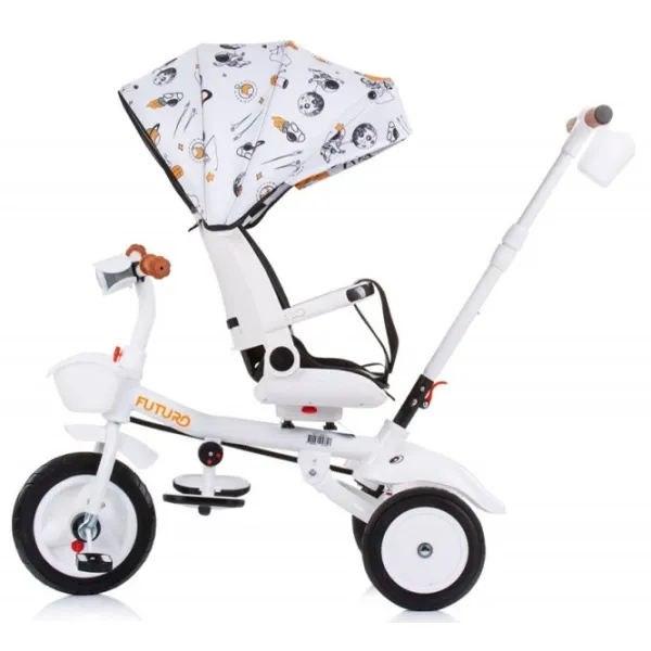 Трицикл Chipolino 360 Futuro 25 кг/ Белый photo 2 Трицикл Chipolino 360 Futuro 25 кг/ Белый photo 2