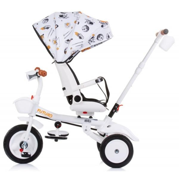 Трицикл Chipolino 360 Futuro 25 кг/ Белый photo 2 Трицикл Chipolino 360 Futuro 25 кг/ Белый photo 2
