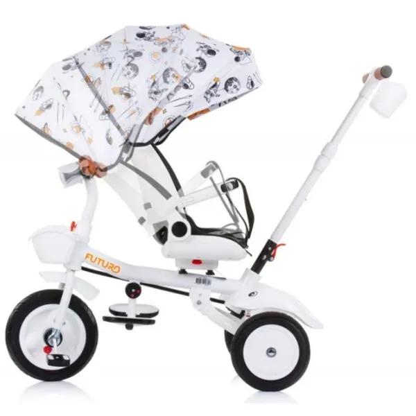 Трицикл Chipolino 360 Futuro 25 кг/ Белый photo 3 Трицикл Chipolino 360 Futuro 25 кг/ Белый photo 3