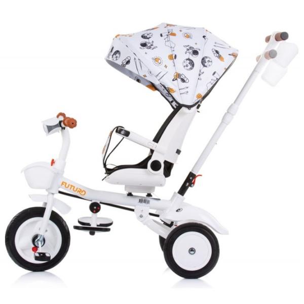 Трицикл Chipolino 360 Futuro 25 кг/ Белый photo 4 Трицикл Chipolino 360 Futuro 25 кг/ Белый photo 4
