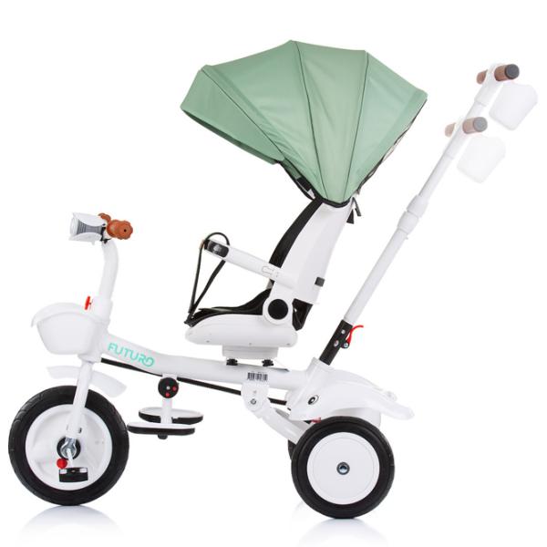 Triciclu Chipolino 360 Futuro 25 kg/ Green photo 3 Triciclu Chipolino 360 Futuro 25 kg/ Green photo 3