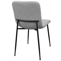 Scaun de bucătărie DecoPrim Smart Stofă/ Gray photo 2