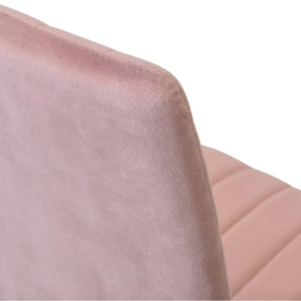 Scaun de bucătărie DecoPrim DC-90P Catifea/ Pink White photo 7