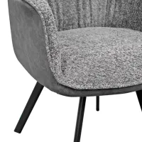 Scaun de bucătărie DecoPrim Tipsy Stofă/ Gray photo 5