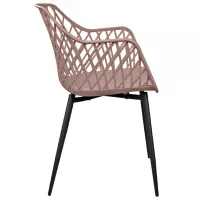 Scaun de bucătărie DecoPrim SL-7019 Piele artificială/ Cappucino Black photo 3
