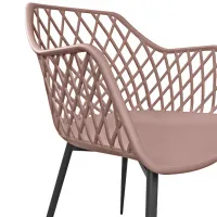 Scaun de bucătărie DecoPrim SL-7019 Piele artificială/ Cappucino Black photo 5