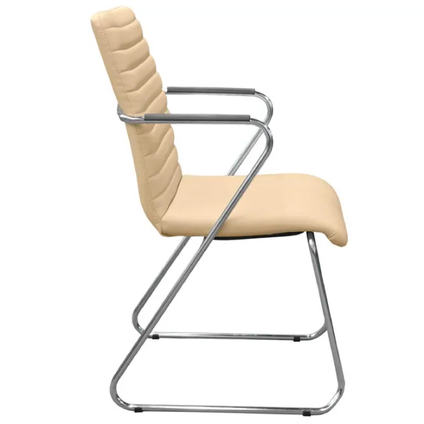 Scaun de birou DecoPrim TASK CF Piele artificială/ Beige photo 3 Scaun de birou DecoPrim TASK CF Piele artificială/ Beige photo 3