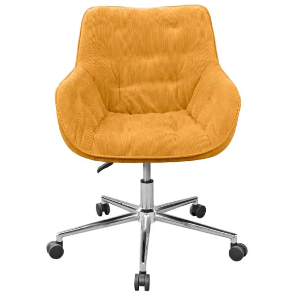 Fotoliu de birou DecoPrim 21105A-F Velvet/ Mustard photo 2 Fotoliu de birou DecoPrim 21105A-F Velvet/ Mustard photo 2